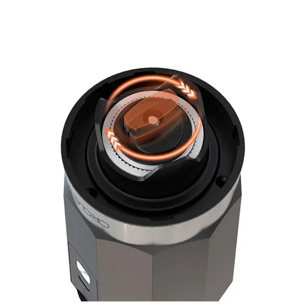 Кофемолка аккумуляторная Circle Joy Electric Coffee Grinder, чёрно-серебристая